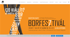 Desktop Screenshot of borfesztivalgellert.hu